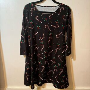 City Streets Women’s holiday dress / Candy Cane/ Size: M